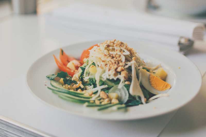 Photo of bowl of nutritious food.