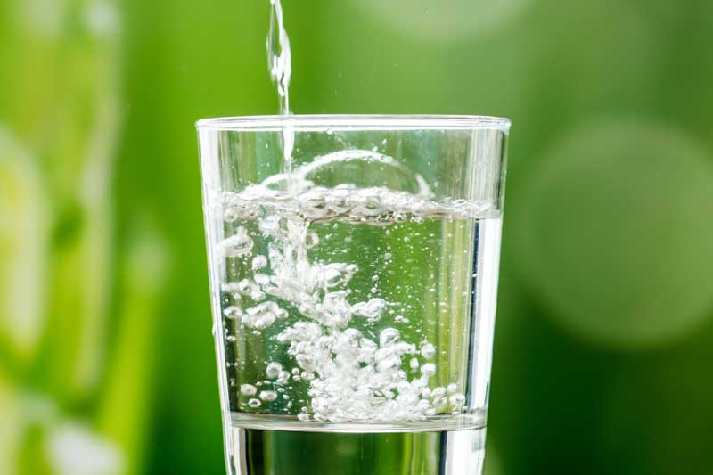 Photo of glass of water.