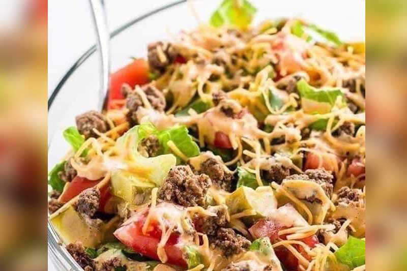 Photo of Big Mac in a Bowl recipe.