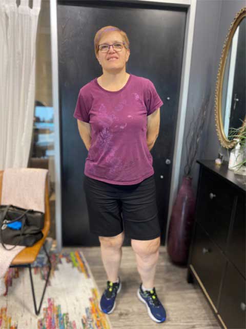 Cheryl Blake weight loss begins.