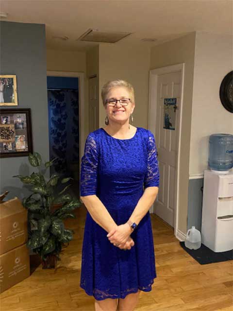 Cheryl Blake weight loss in progress.